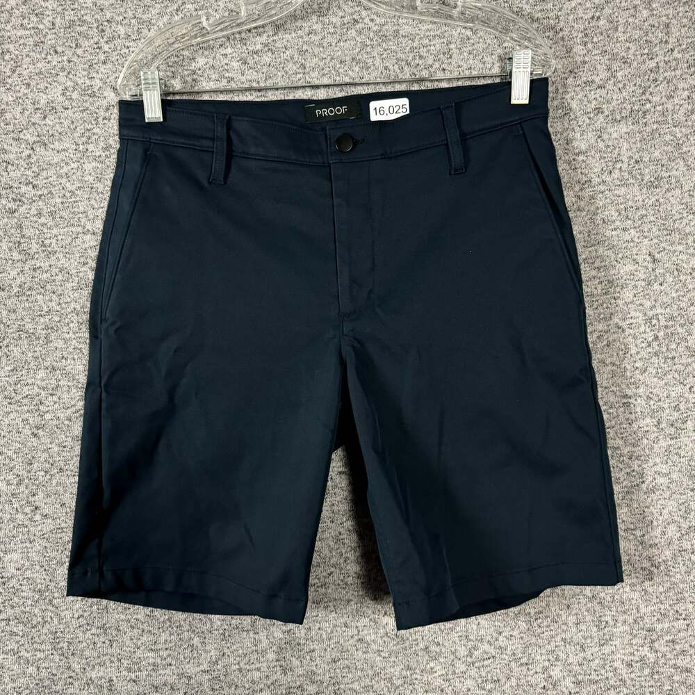 Proof Huckleberry Men's Size 32 Dark Blue 9" Golf Shorts